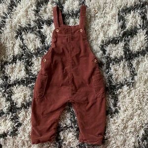 Zara Toddler Boy Corduroy Overalls